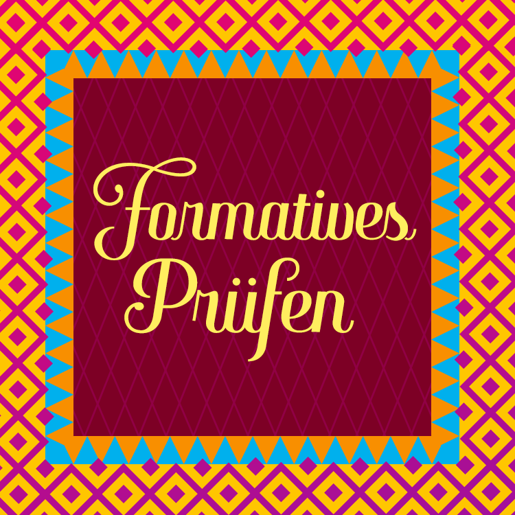 Symbolbild zu Formatives Prüfen mit Schriftzug Formatives Prüfen